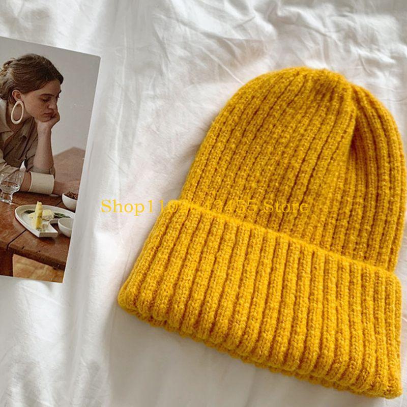 Beanie Cuffed Knit - 49MC Unisex winter geribbelde gebreide muts
