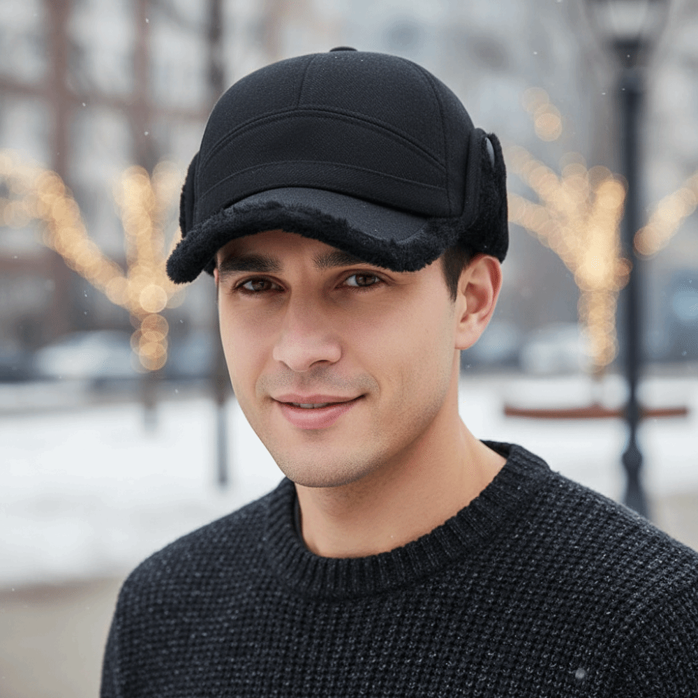 Winter Trapper Hat - Warme papa-muts, warme wintertrappermuts, met fleece