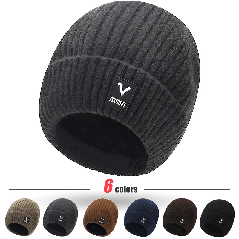 Beanie Cuffed Knit - Muts Mannen Slouchy Gebreide Schedel Cap