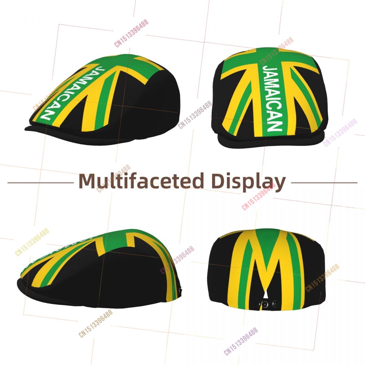 Jamaica UK Vlag Heren Dames Pl - Newsboy Cap Ivy recensie en prijs
