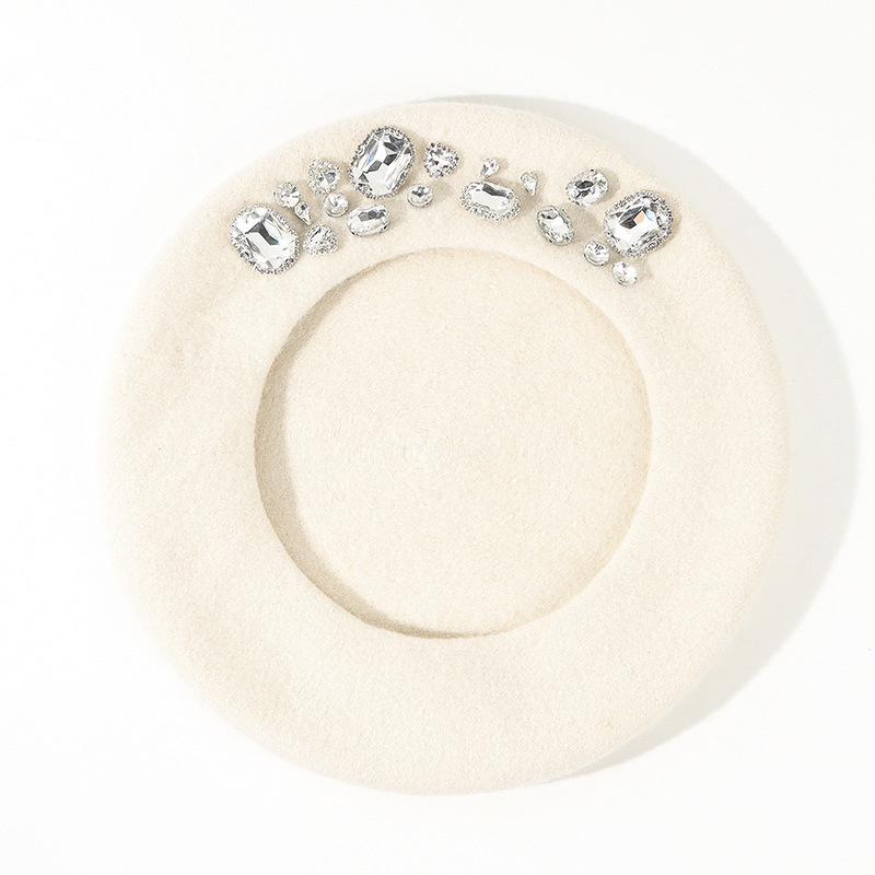 Prachtige strasswollen baret v - Beret French Wool recensie en prijs