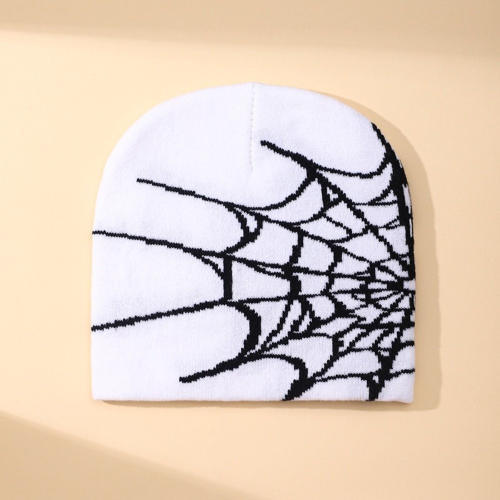Vintage zachte muts met spinne - Beanie Cuffed Knit recensie en prijs