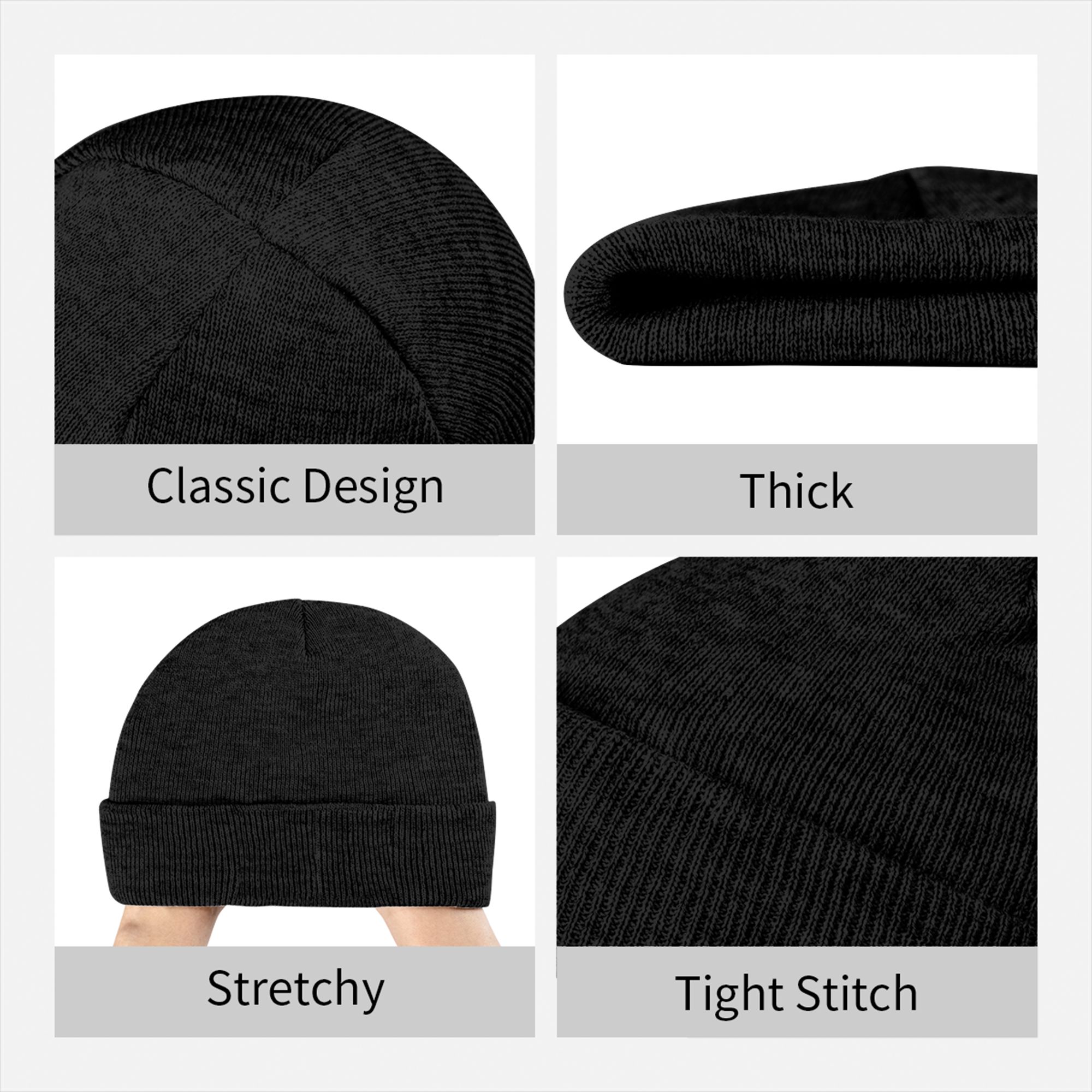 Dames Heren Ribgebreide muts m - Beanie Cuffed Knit recensie en prijs