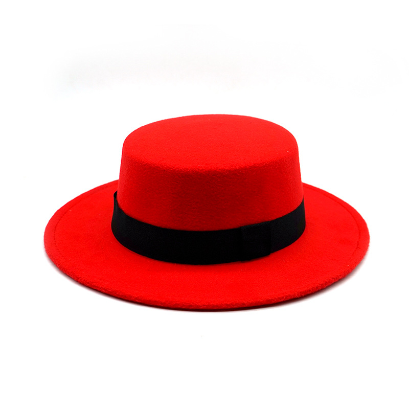 Wol Fedora met platte rand, zw - Fedora Hat Wool recensie en prijs